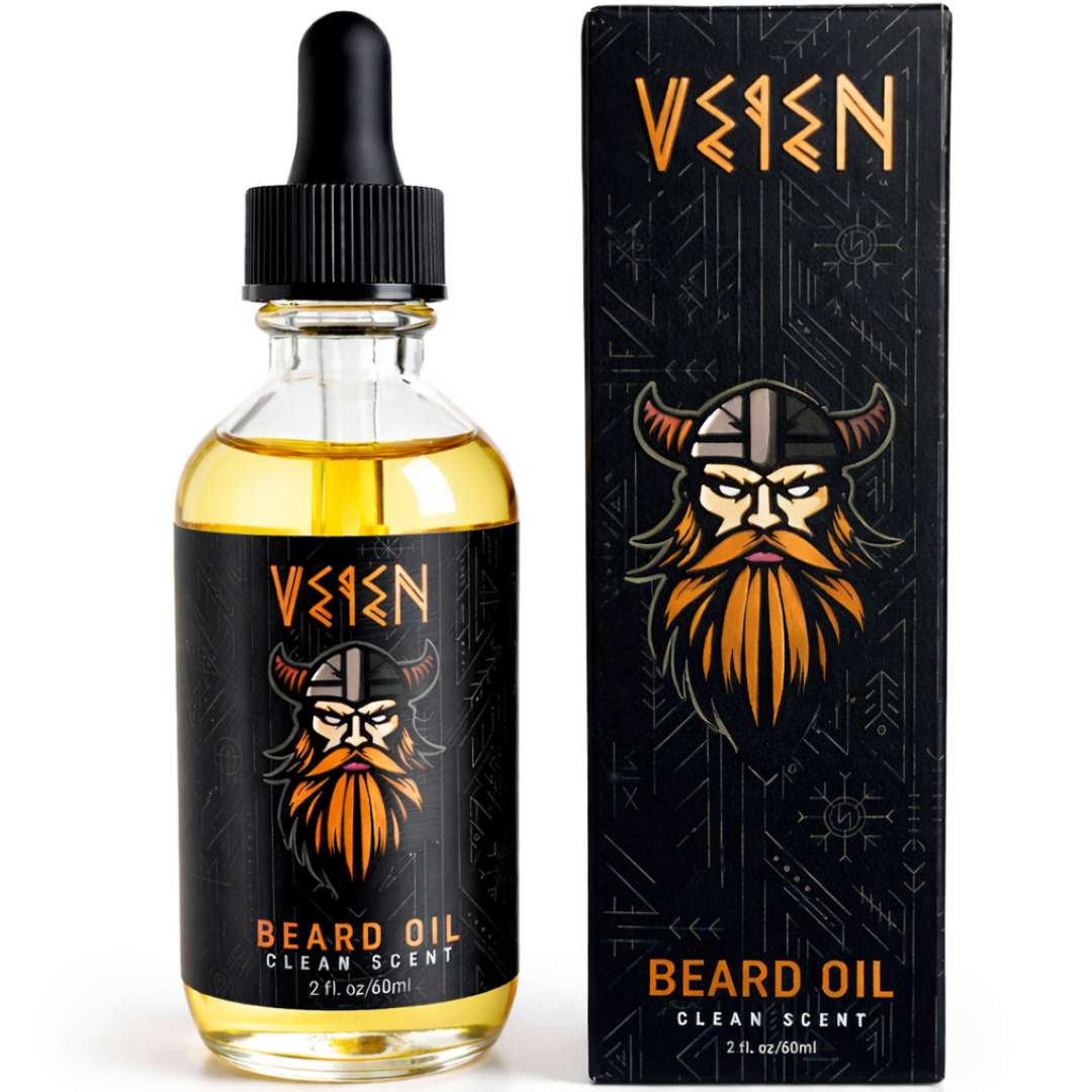 Veien Beard Oil – 2oz All-Natural Beard Softening Oil