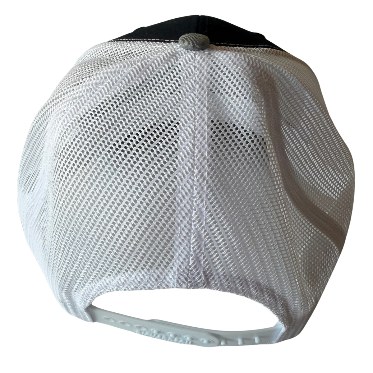 Custom Leather Patch Ball Cap – Richardson 112 (Navy, White & Heather Grey, 6-Panel)