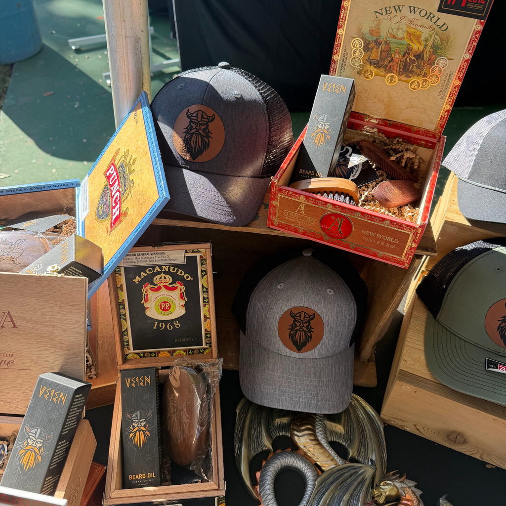 Veien Beard Care Gift Set – Customized Cigar Box